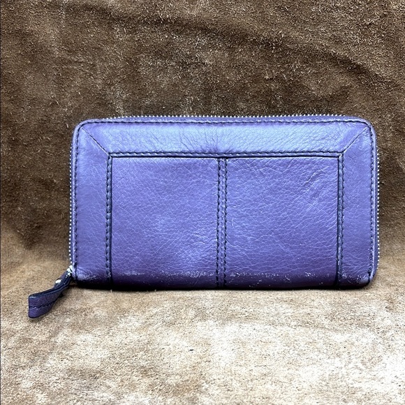 Purple Leather Wallet - Picture 14 of 14